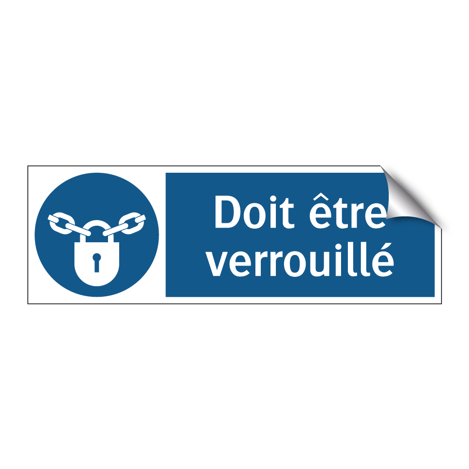 Doit être verrouillé