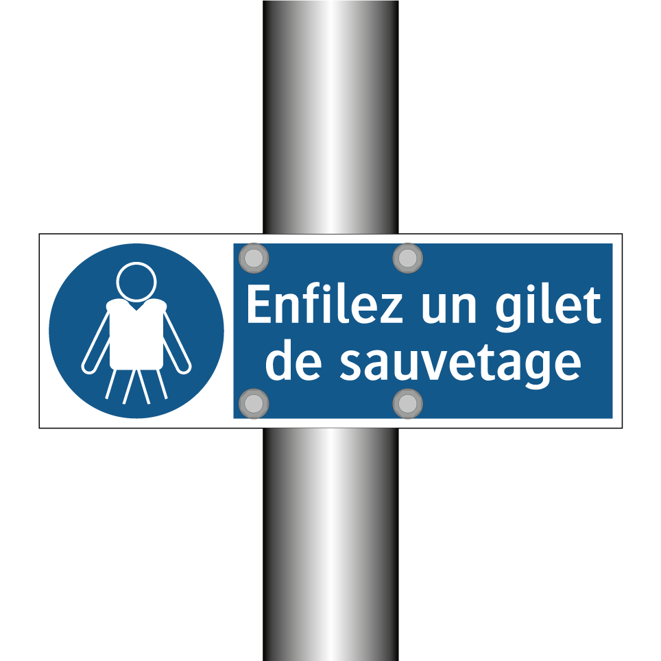 Enfilez un gilet de sauvetage