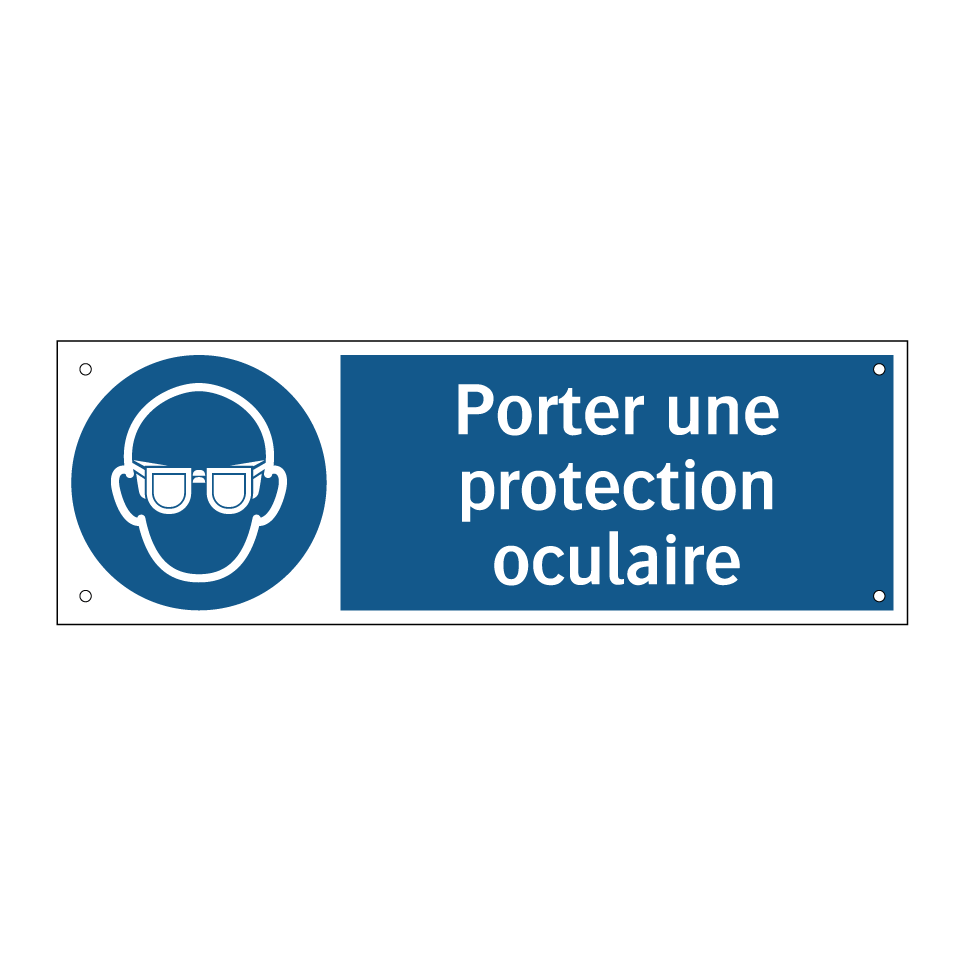 Porter une protection oculaire