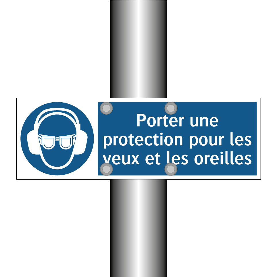 Porter une protection pour les yeux et les oreilles