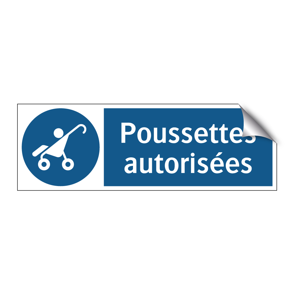 Poussettes autorisées