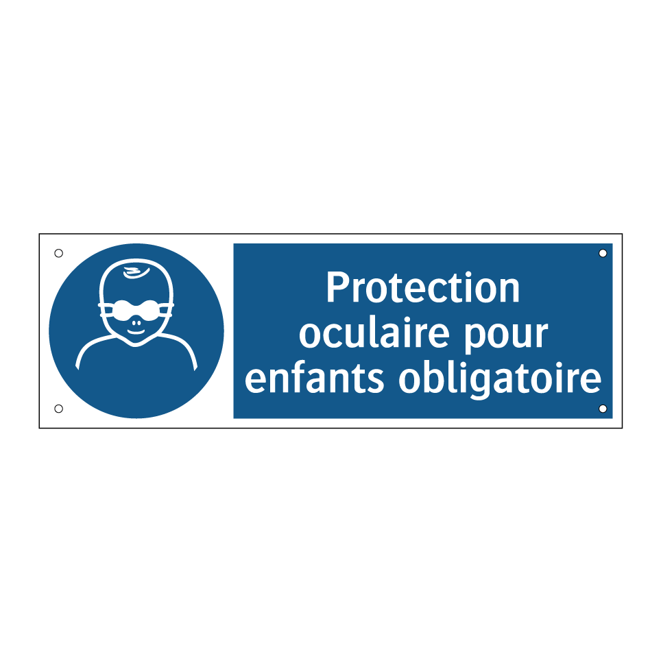Protection oculaire pour enfants obligatoire