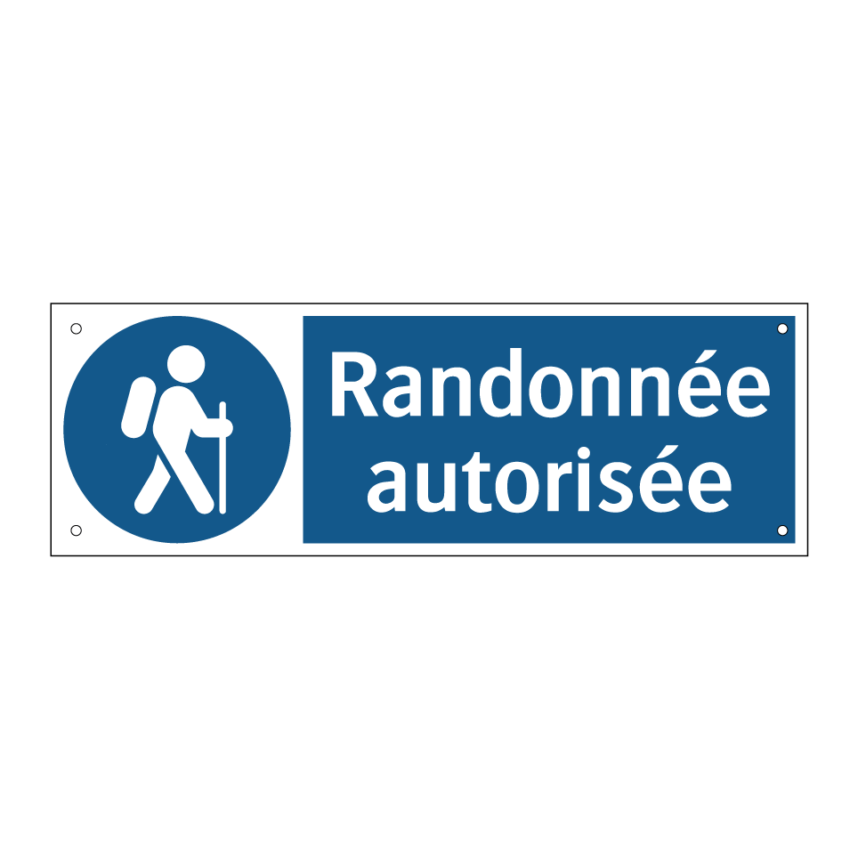 Randonnée autorisée
