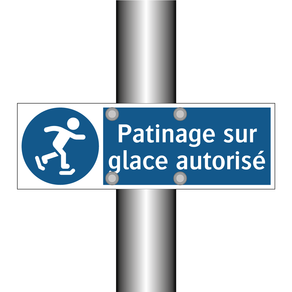 Patinage sur glace autorisé