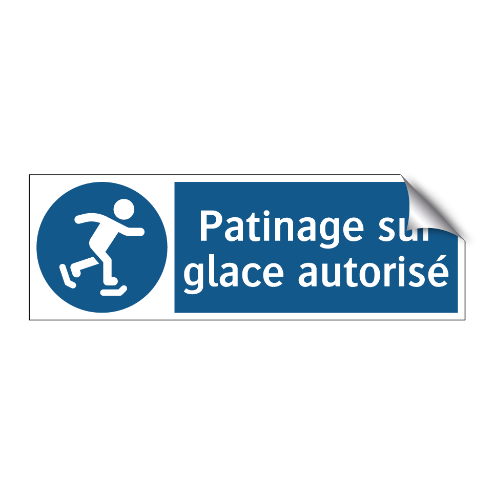 Patinage sur glace autorisé