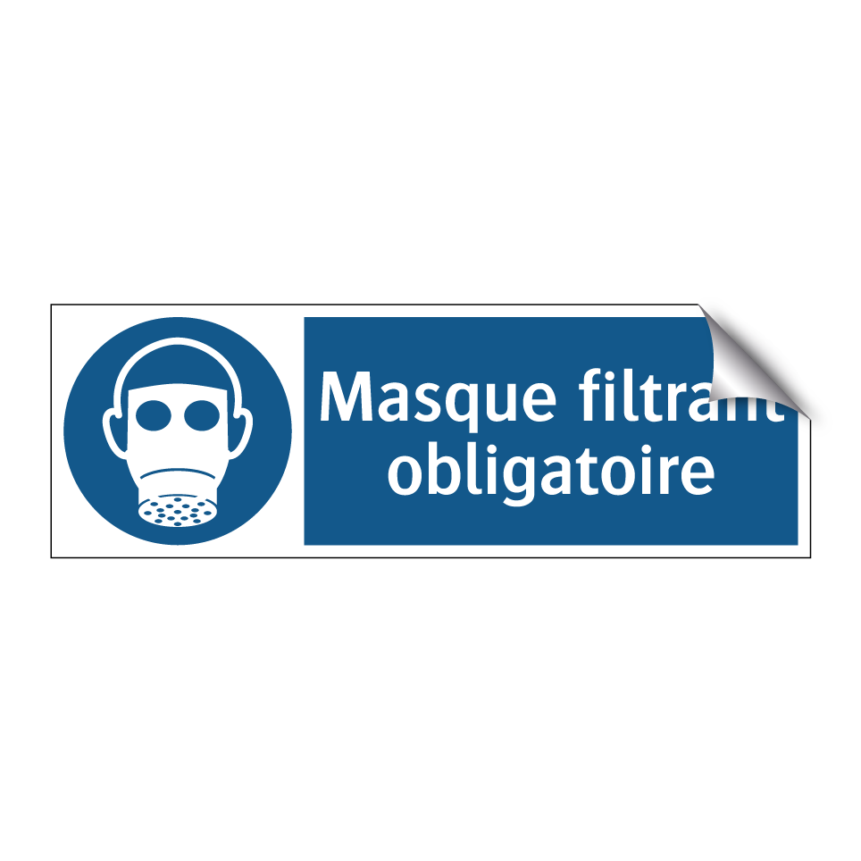 Masque filtrant obligatoire