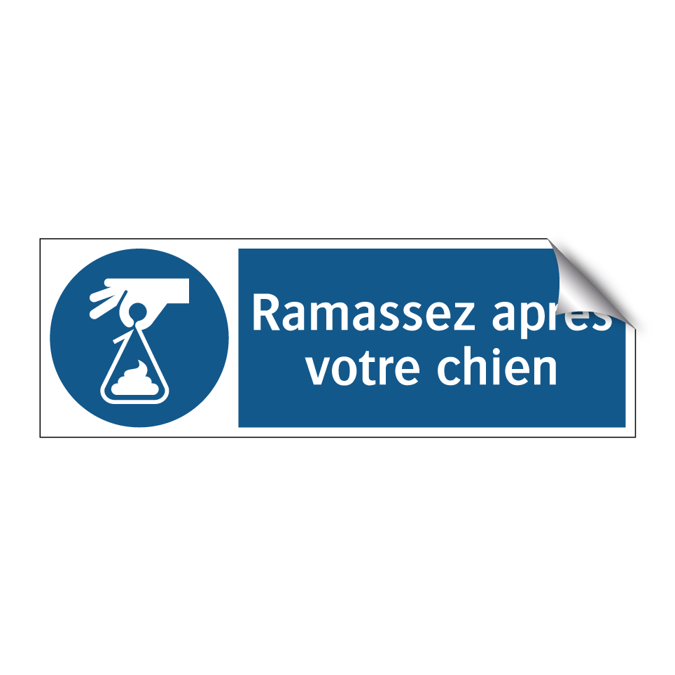 Ramassez après votre chien