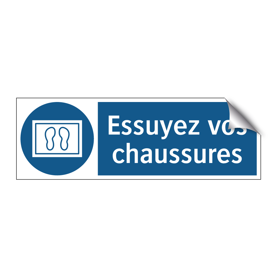 Essuyez vos chaussures