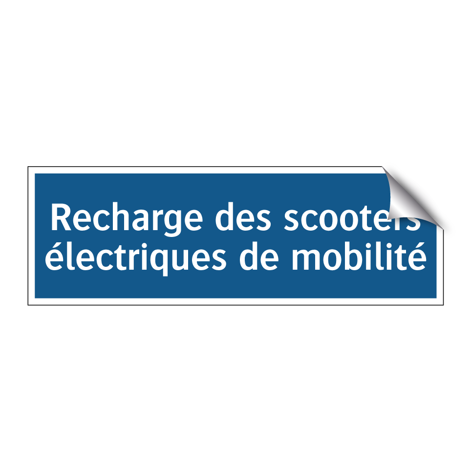 Recharge des scooters électriques de mobilité