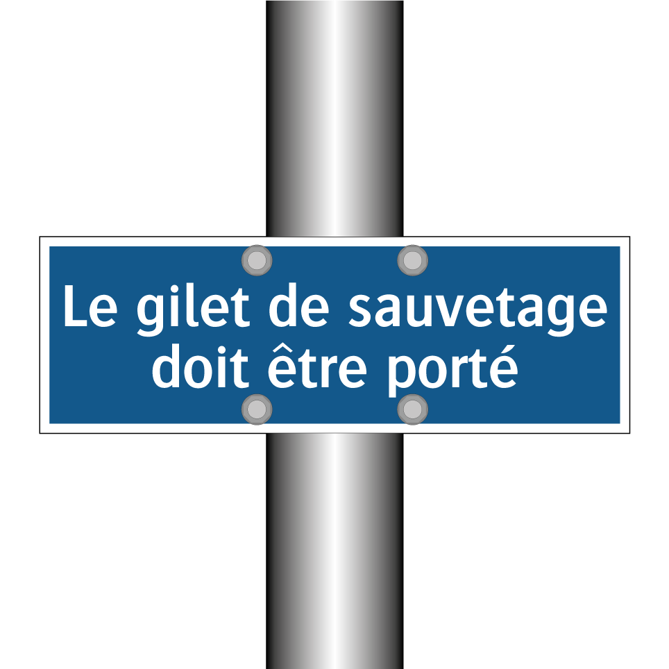 Le gilet de sauvetage doit être porté