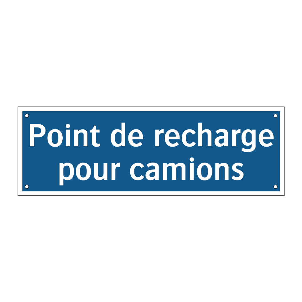 Point de recharge pour camions