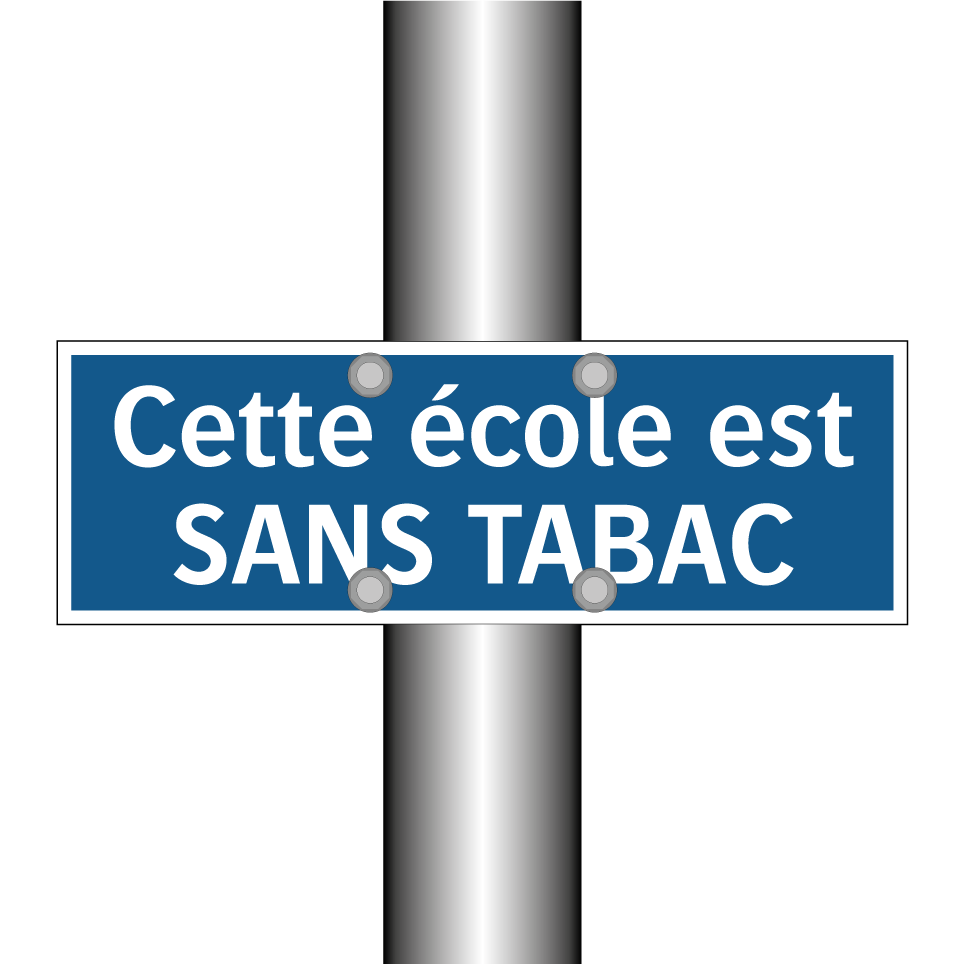 Cette école est SANS TABAC