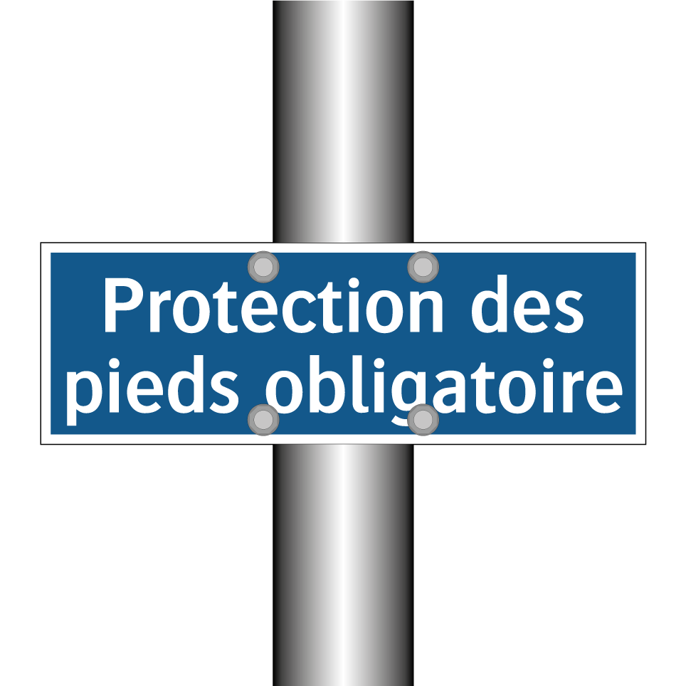 Protection des pieds obligatoire