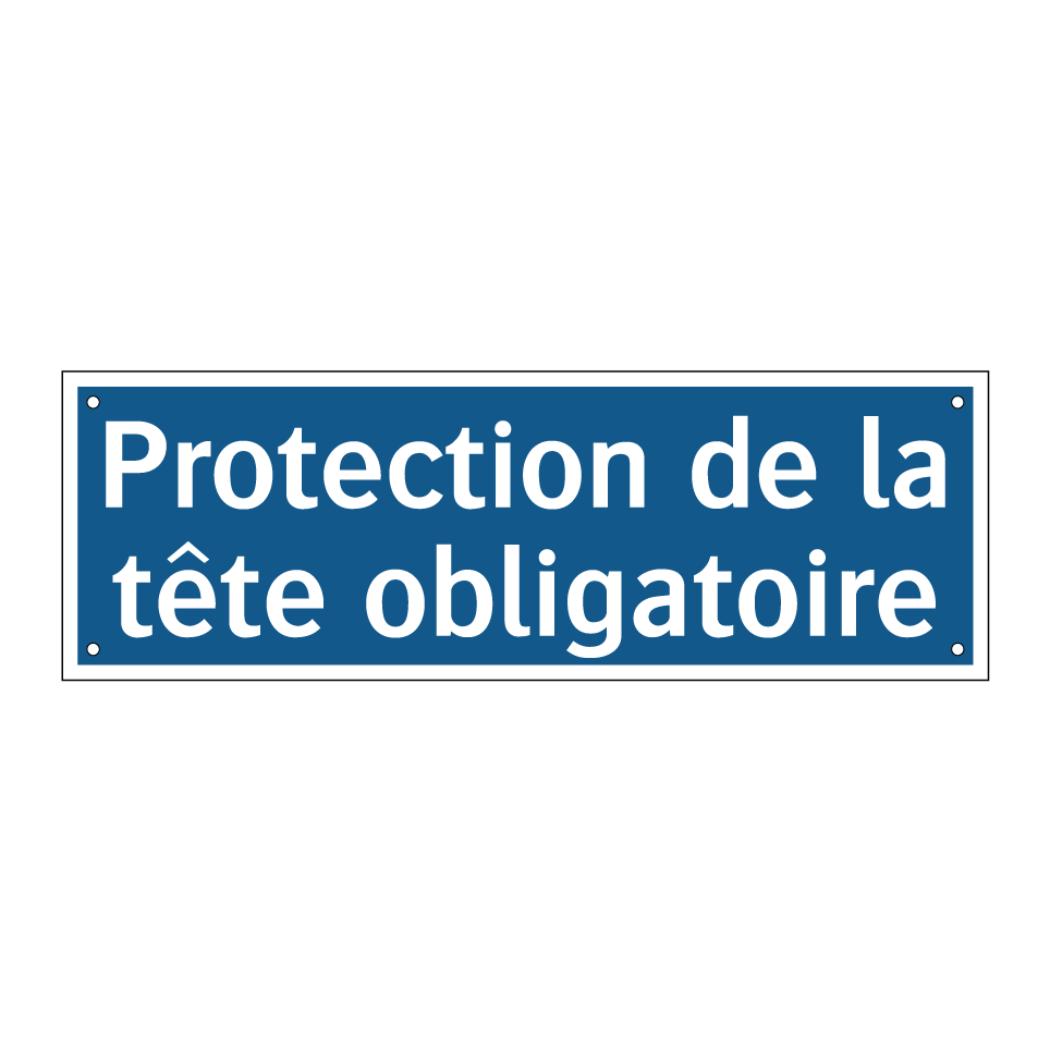 Protection de la tête obligatoire