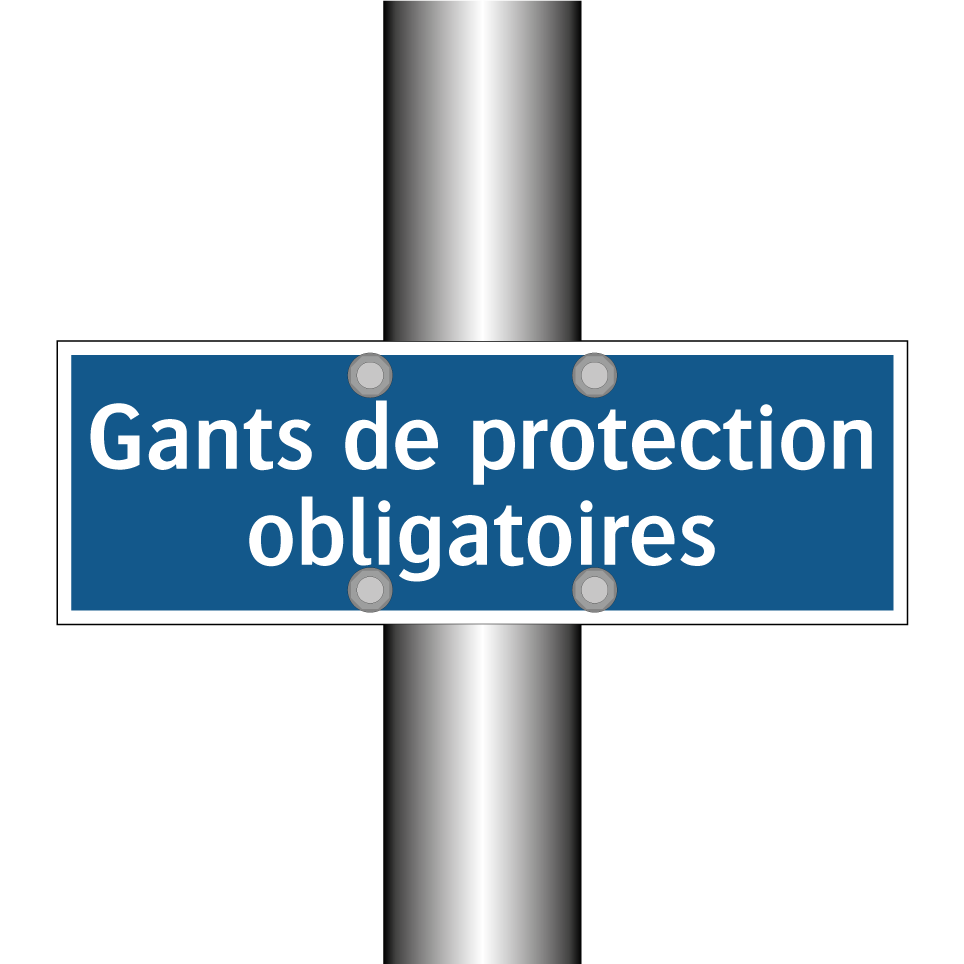 Gants de protection obligatoires