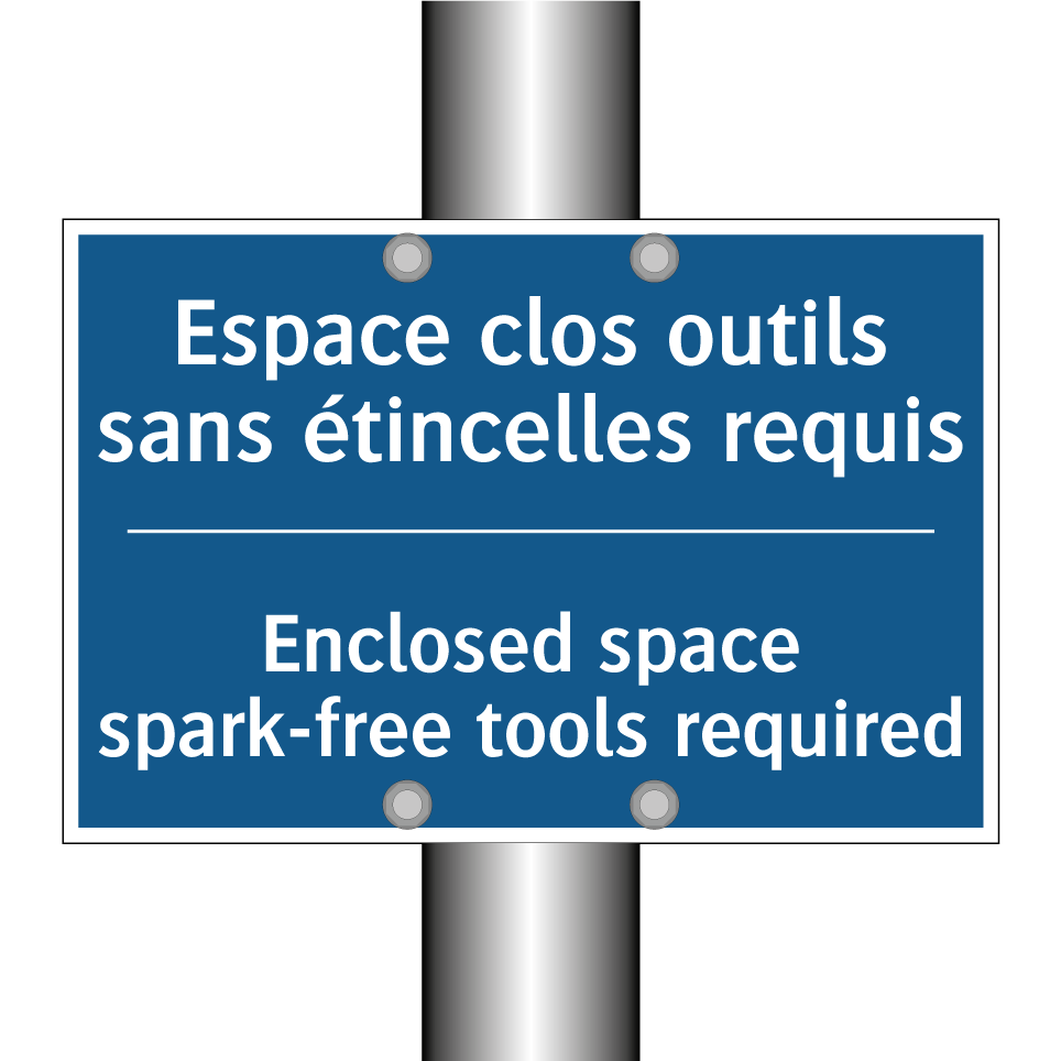 Espace clos outils sans étincelles /.../ - Enclosed space spark-free tools /.../
