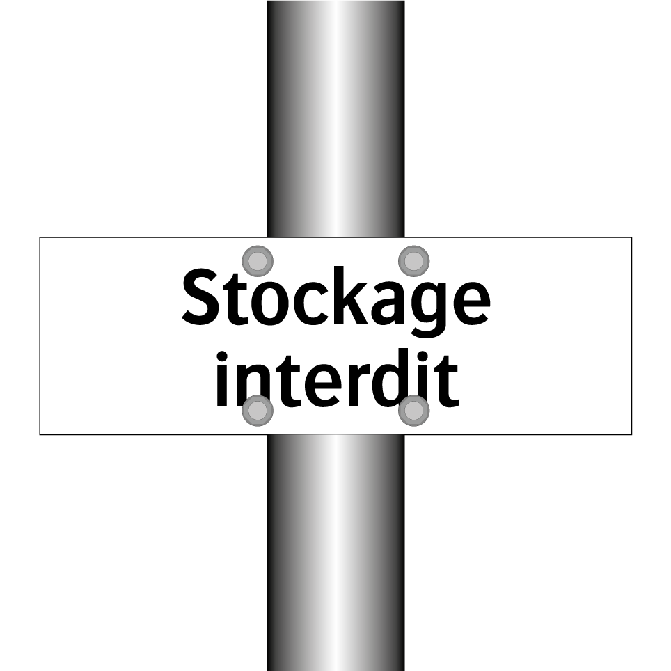 Stockage interdit