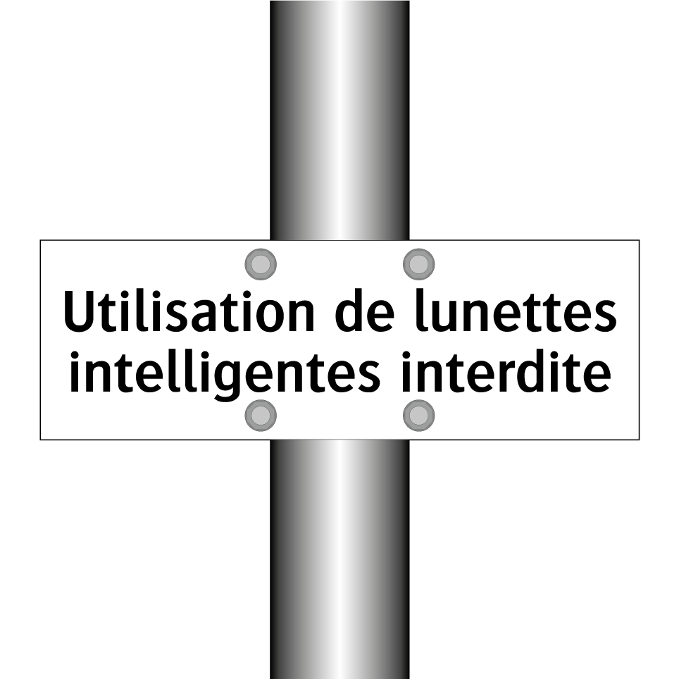 Utilisation de lunettes intelligentes interdite