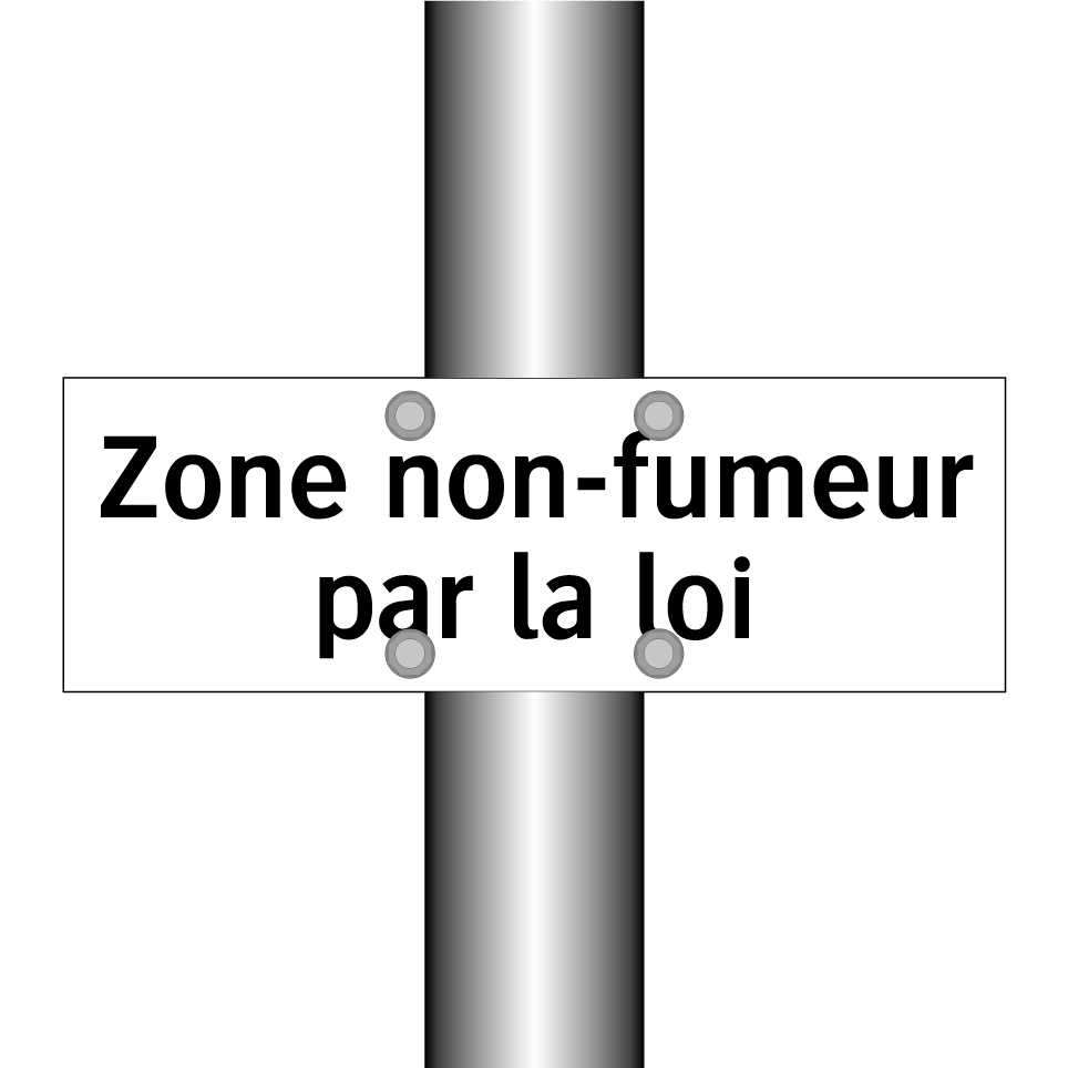 Zone non-fumeur par la loi