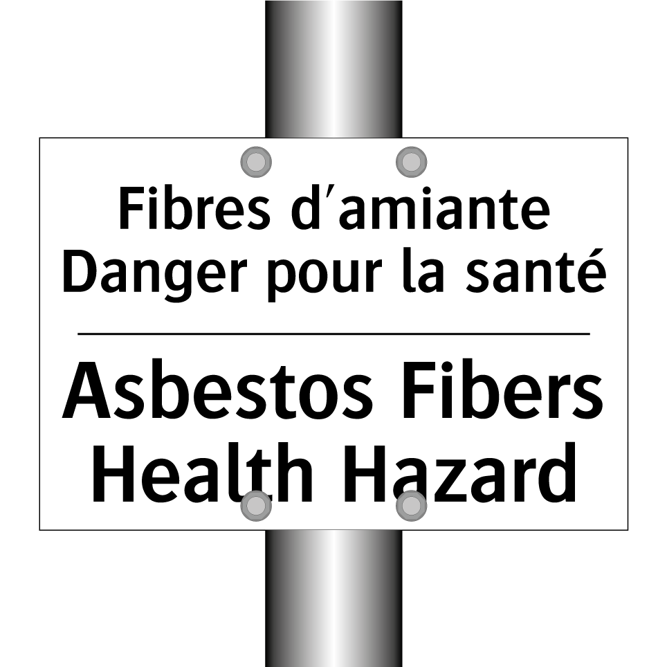 Fibres d'amiante Danger pour la /.../ - Asbestos Fibers Health Hazard
