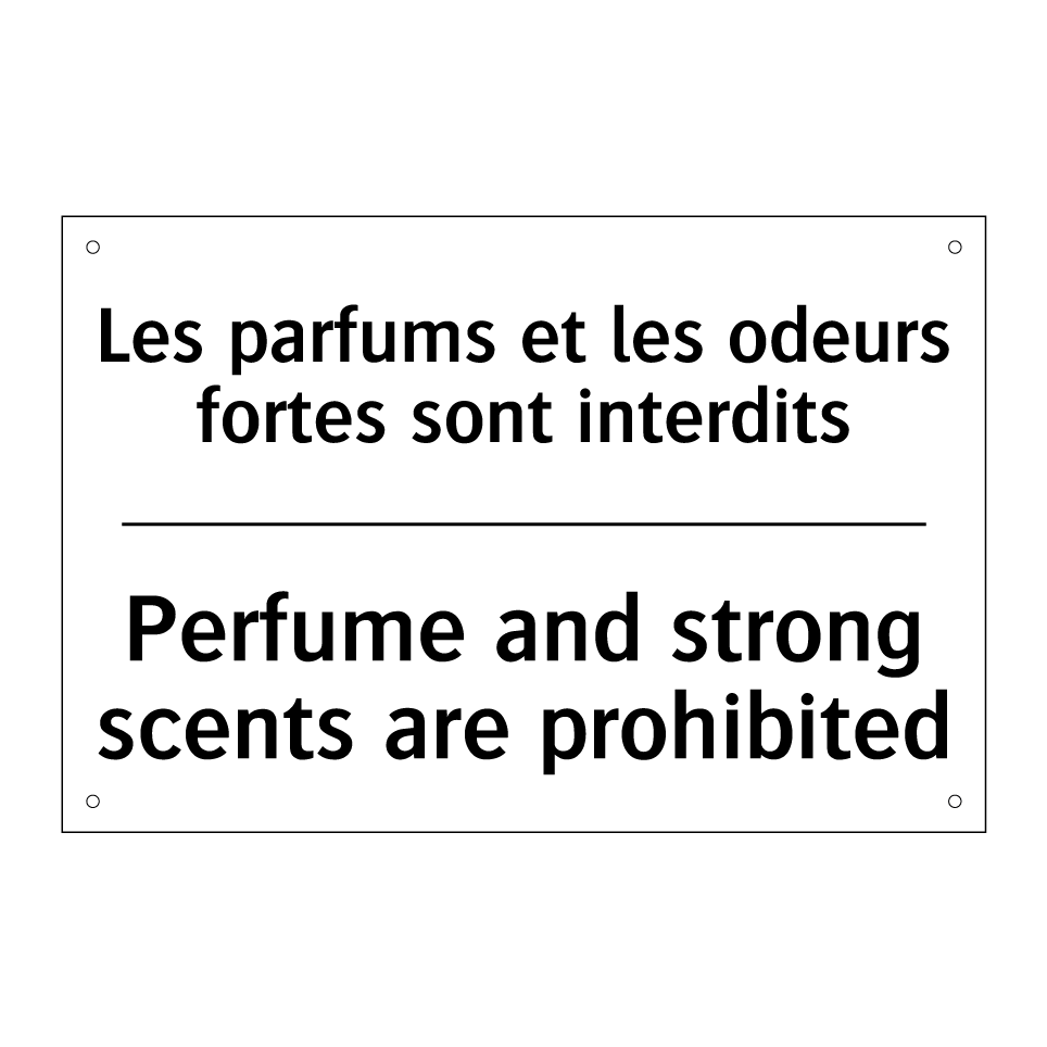 Les parfums et les odeurs fortes /.../ - Perfume and strong scents are /.../
