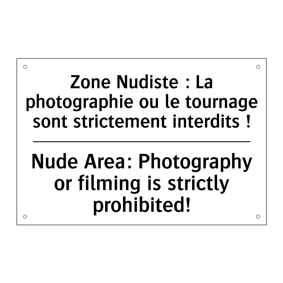 Zone Nudiste : La photographie /.../ - Nude Area: Photography or filming /.../
