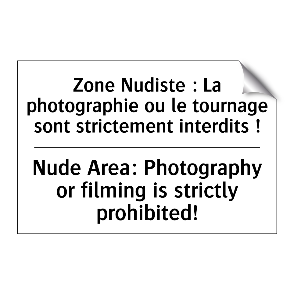 Zone Nudiste : La photographie /.../ - Nude Area: Photography or filming /.../