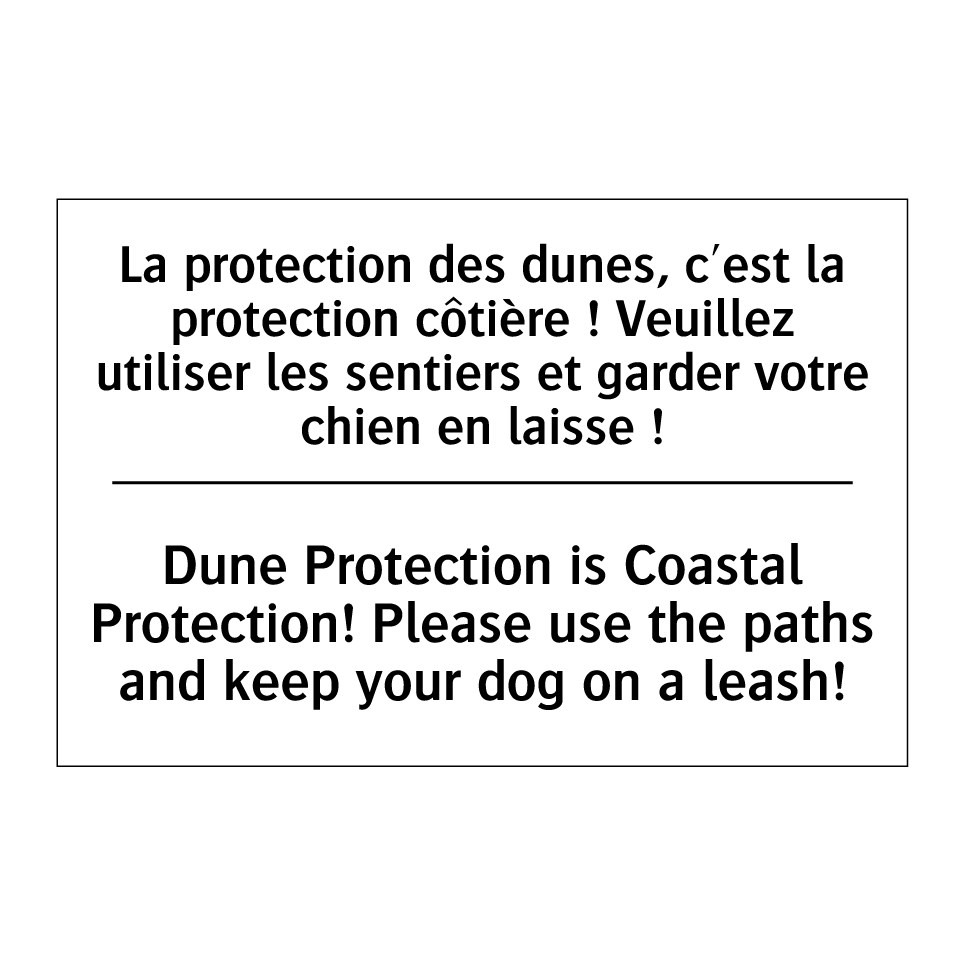 La protection des dunes, c'est /.../ - Dune Protection is Coastal Protection! /.../