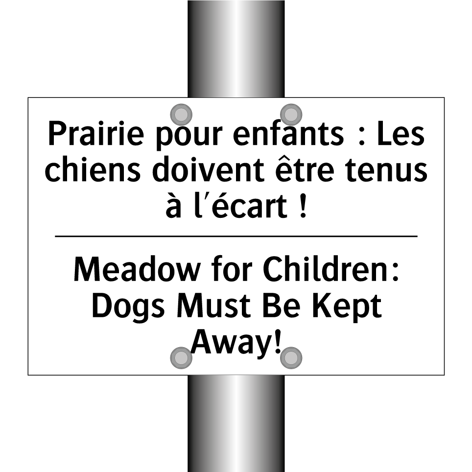 Prairie pour enfants : Les chiens /.../ - Meadow for Children: Dogs Must /.../