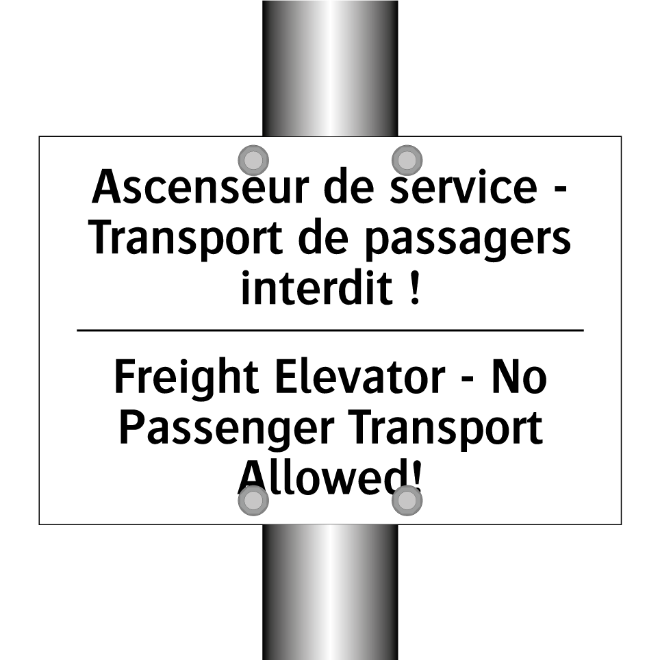 Ascenseur de service - Transport /.../ - Freight Elevator - No Passenger /.../