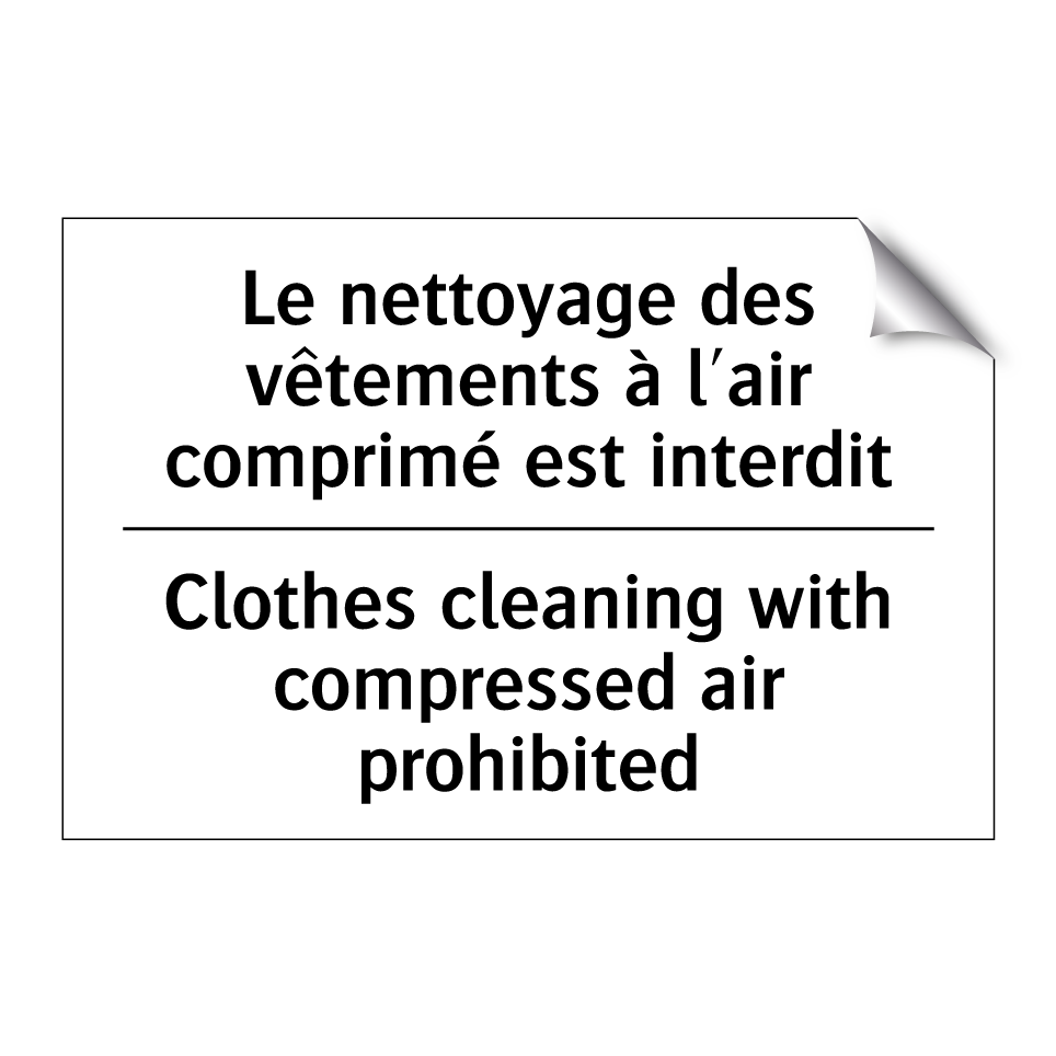 Le nettoyage des vêtements à l'air /.../ - Clothes cleaning with compressed /.../