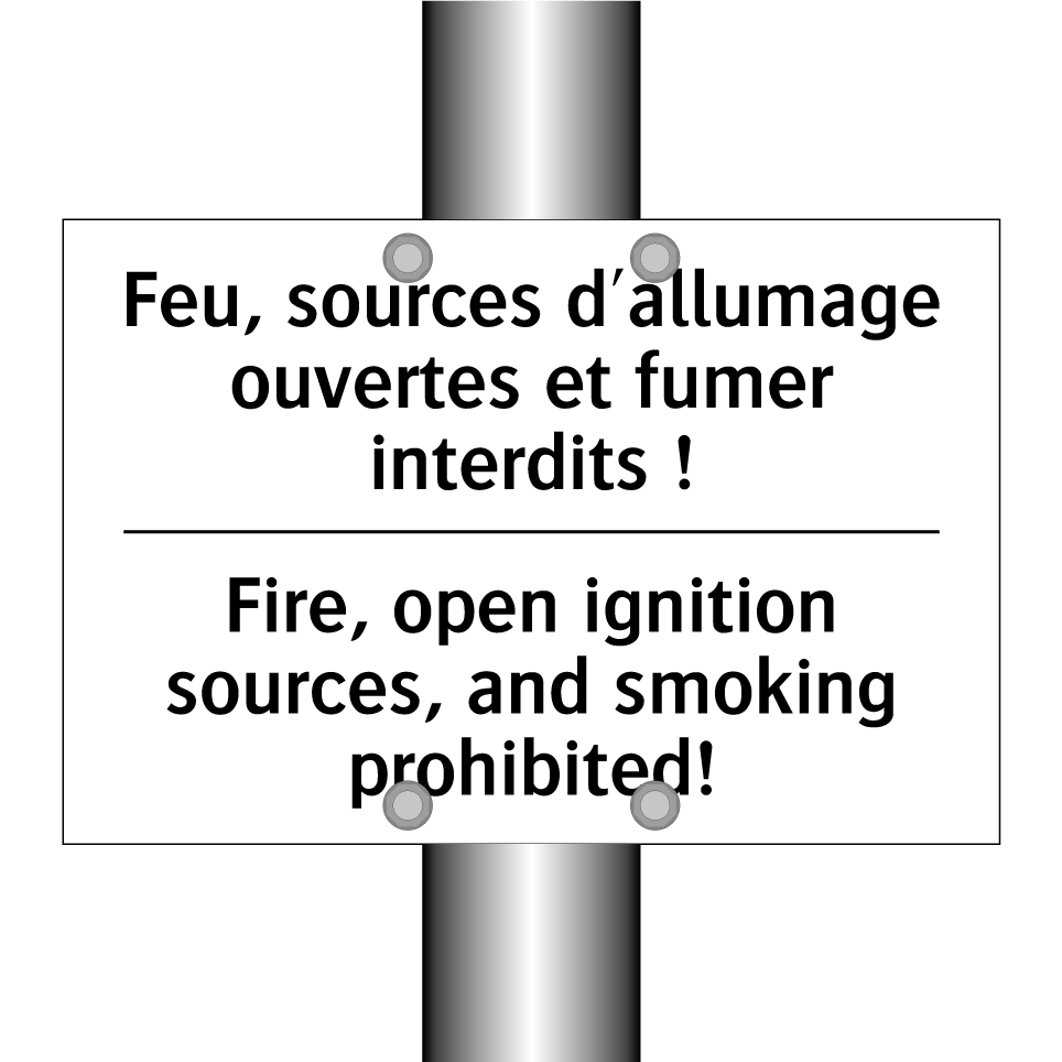 Feu, sources d'allumage ouvertes /.../ - Fire, open ignition sources, and /.../