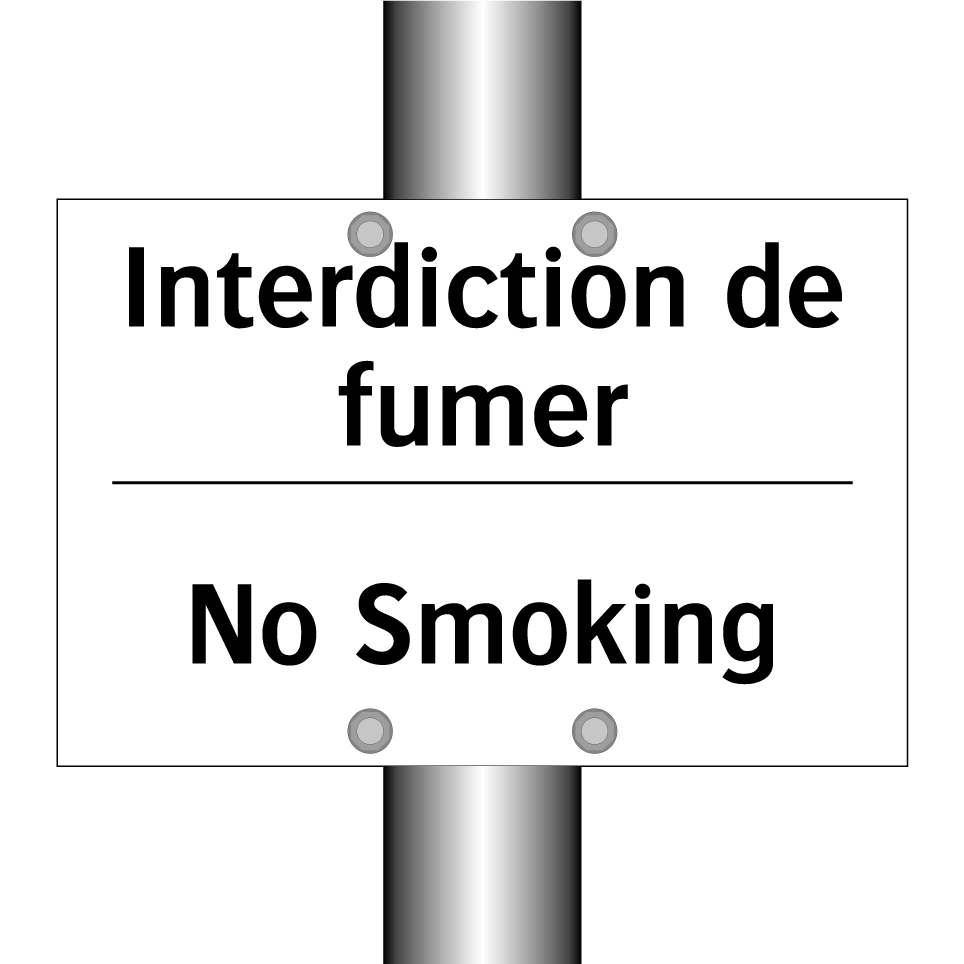 Interdiction de fumer - No Smoking