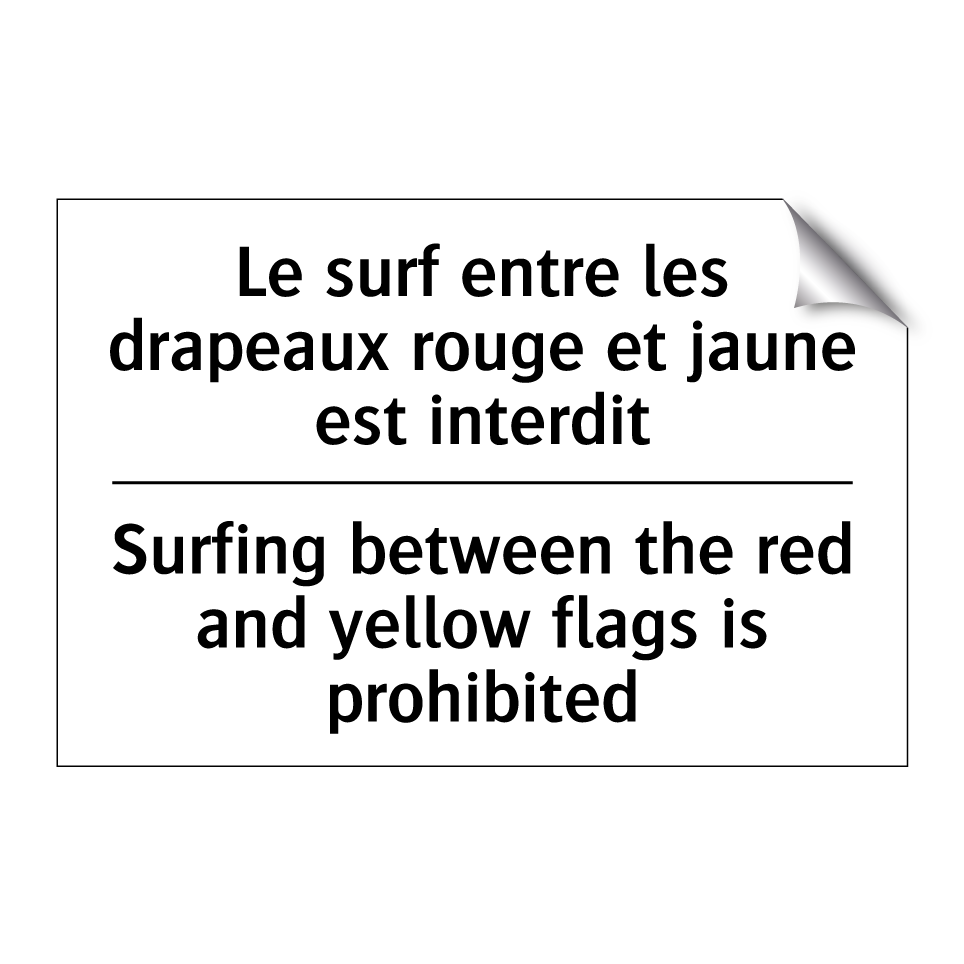 Le surf entre les drapeaux rouge /.../ - Surfing between the red and yellow /.../