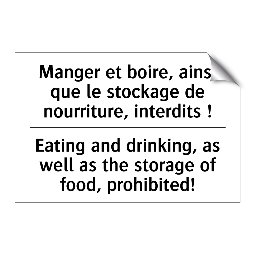 Manger et boire, ainsi que le /.../ - Eating and drinking, as well as /.../