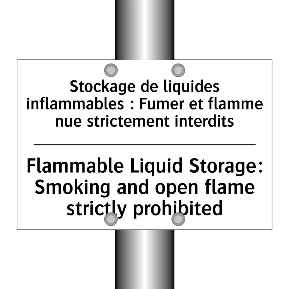 Stockage de liquides inflammables /.../ - Flammable Liquid Storage: Smoking /.../