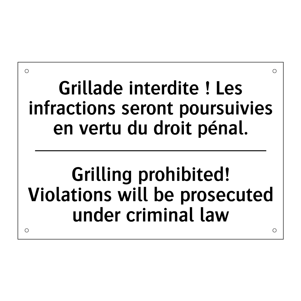 Grillade interdite ! Les infractions /.../ - Grilling prohibited! Violations /.../