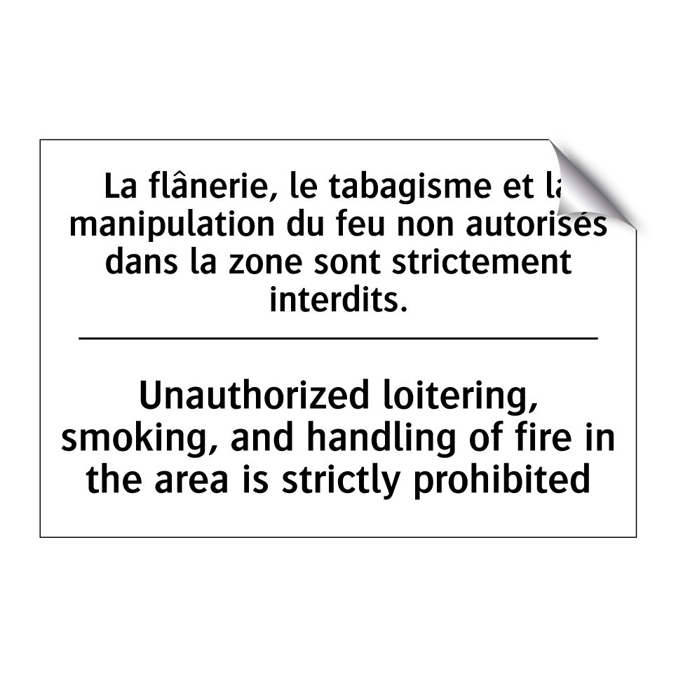 La flânerie, le tabagisme et la /.../ - Unauthorized loitering, smoking, /.../