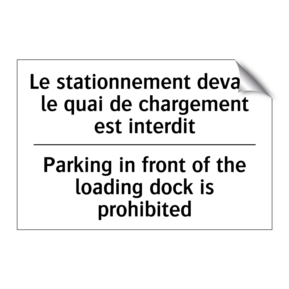 Le stationnement devant le quai /.../ - Parking in front of the loading /.../