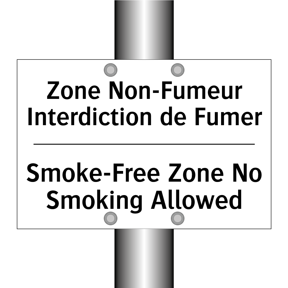 Zone Non-Fumeur Interdiction de /.../ - Smoke-Free Zone No Smoking Allowed /.../