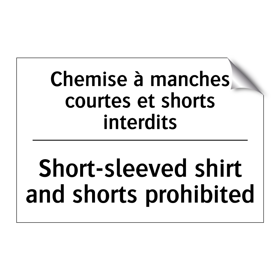Chemise à manches courtes et shorts /.../ - Short-sleeved shirt and shorts /.../