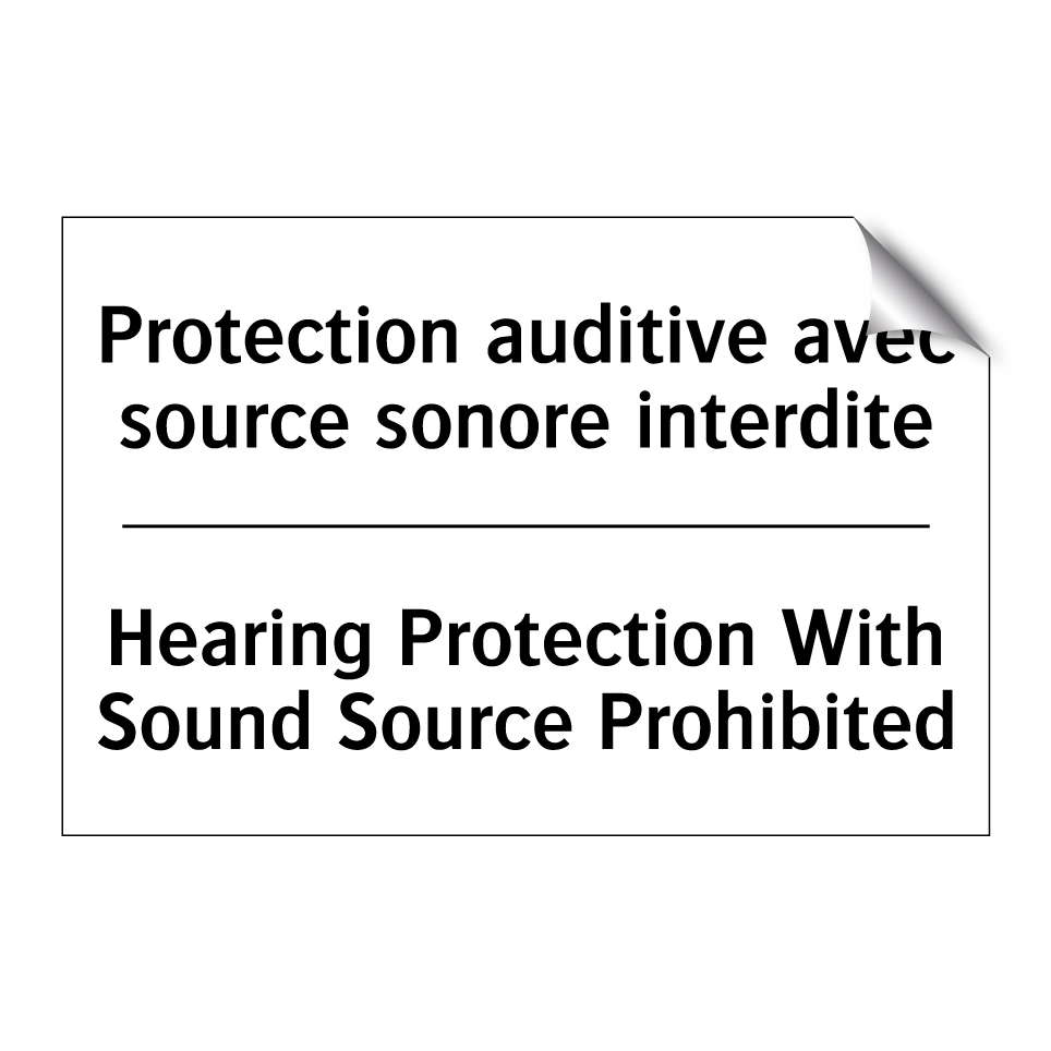 Protection auditive avec source /.../ - Hearing Protection With Sound /.../