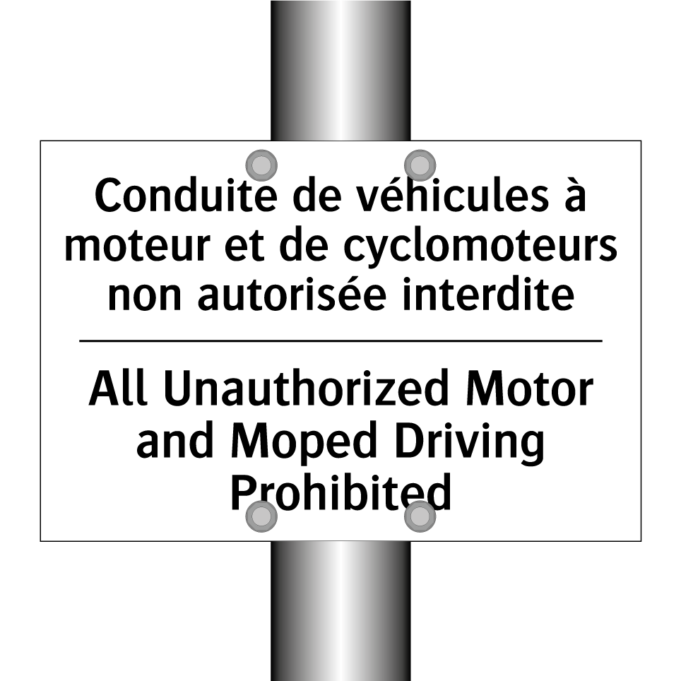 Conduite de véhicules à moteur /.../ - All Unauthorized Motor and Moped /.../