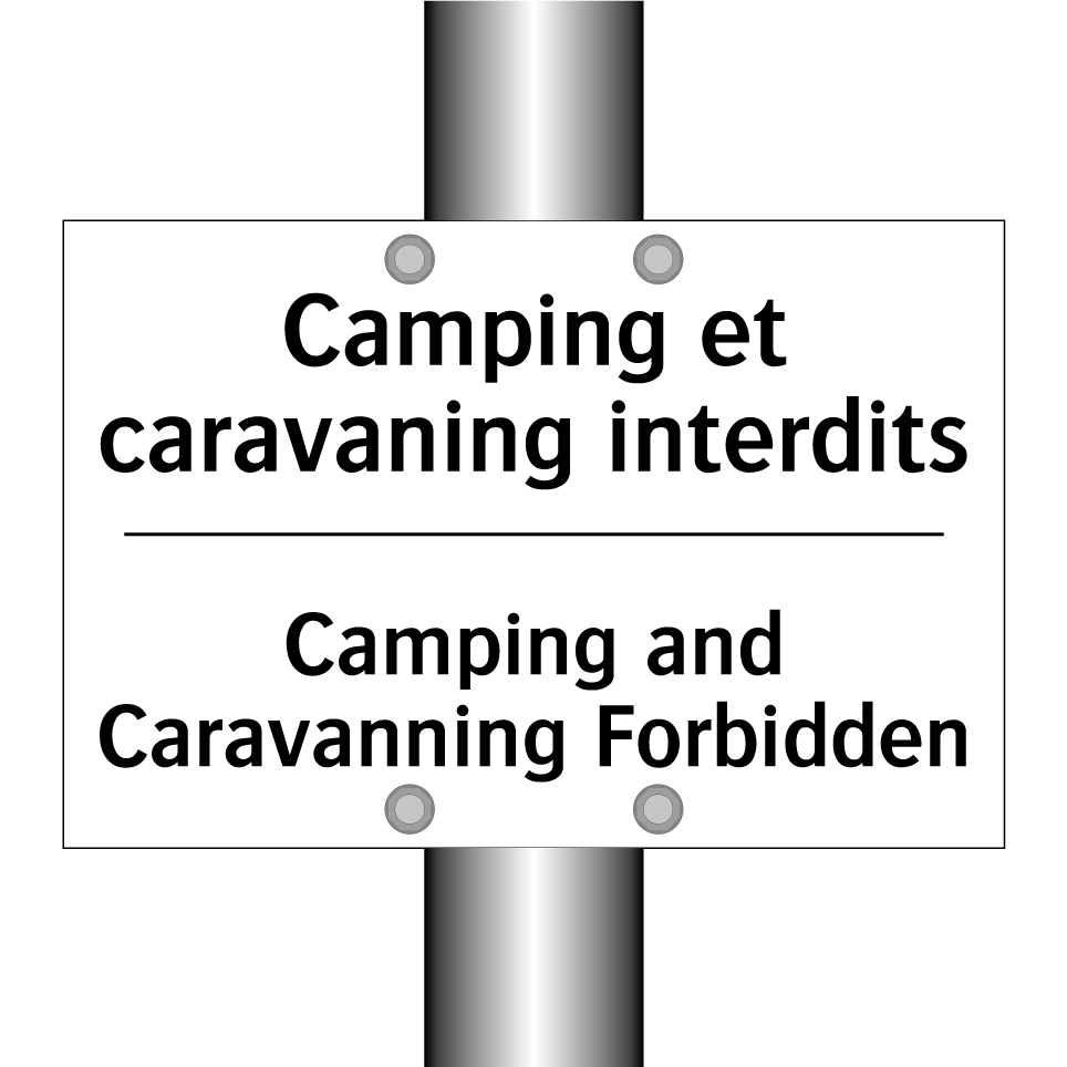 Camping et caravaning interdits /.../ - Camping and Caravanning Forbidden /.../
