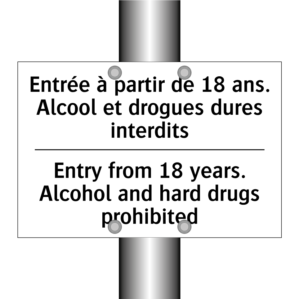 Entrée à partir de 18 ans. Alcool /.../ - Entry from 18 years. Alcohol and /.../