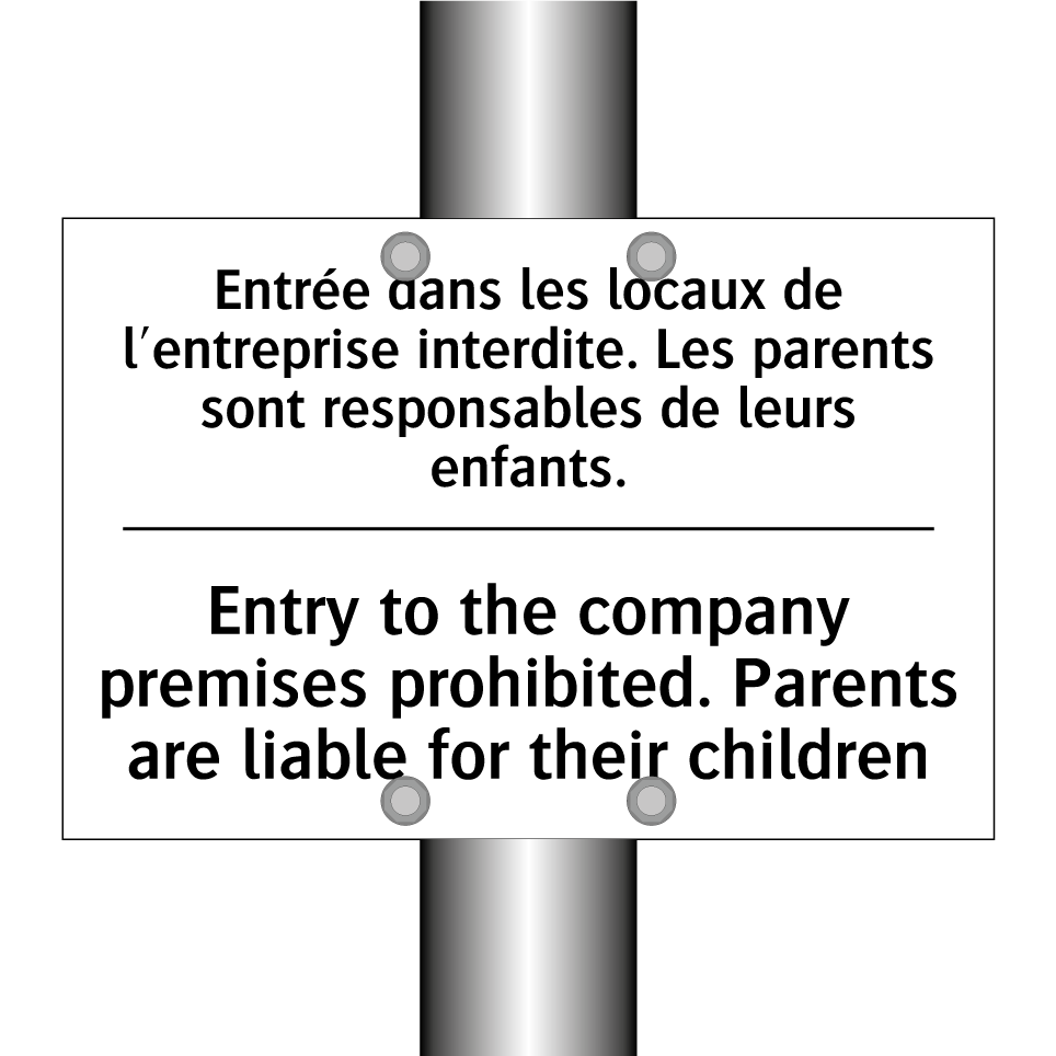 Entrée dans les locaux de l'entreprise /.../ - Entry to the company premises /.../