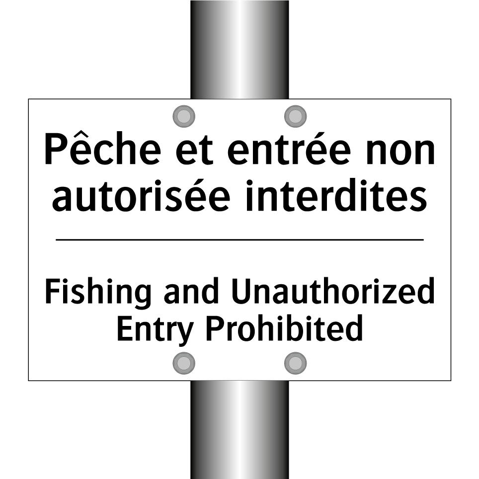 Pêche et entrée non autorisée /.../ - Fishing and Unauthorized Entry /.../