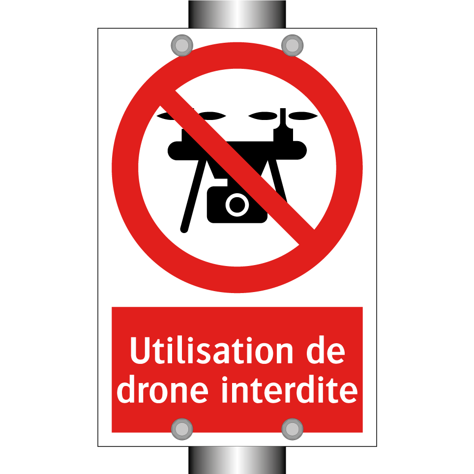 Utilisation de drone interdite