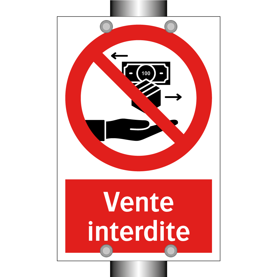 Vente interdite