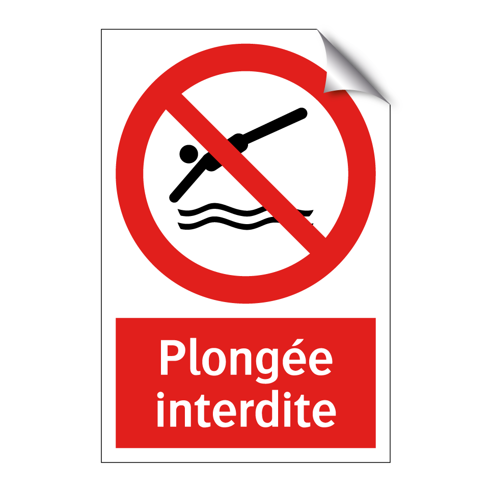 Plongée interdite